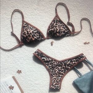 Wild Leopard Print Bikini Set